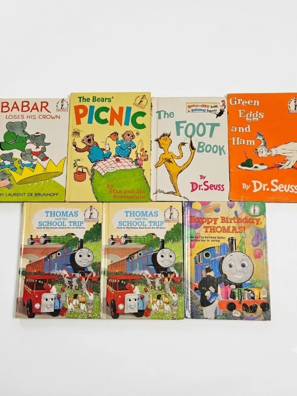 Vintage Childrens Book Lot Dr Seuss Thomas Berenstain Bears 7 Books
